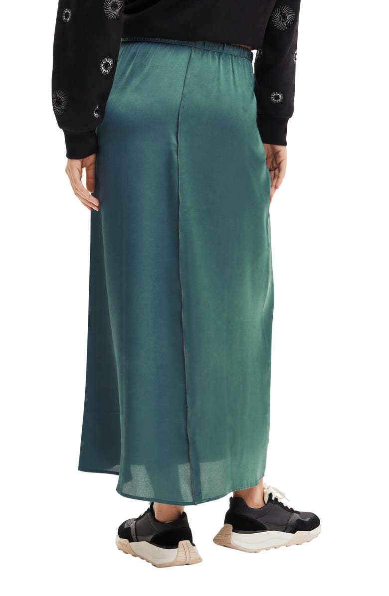 Desigual Satin Maxi Skirt, Alternate, color,