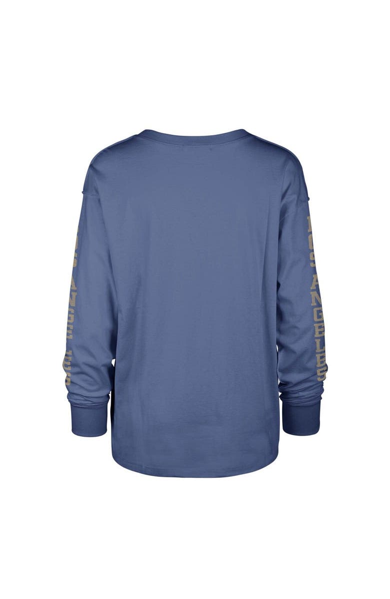 '47 Women's '47 Powder Blue Los Angeles Chargers Tom Cat Lightweight Long Sleeve T-Shirt, Alternate, color, 