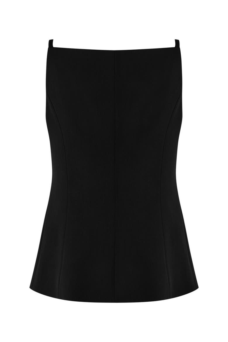 Vest with Straps, Alternate, color, Black