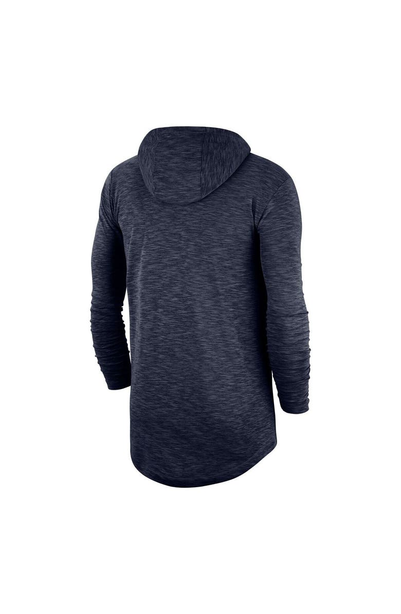 Nike Men's Nike Navy Villanova Wildcats Slub Performance Long Sleeve Hoodie T-Shirt, Alternate, color, 