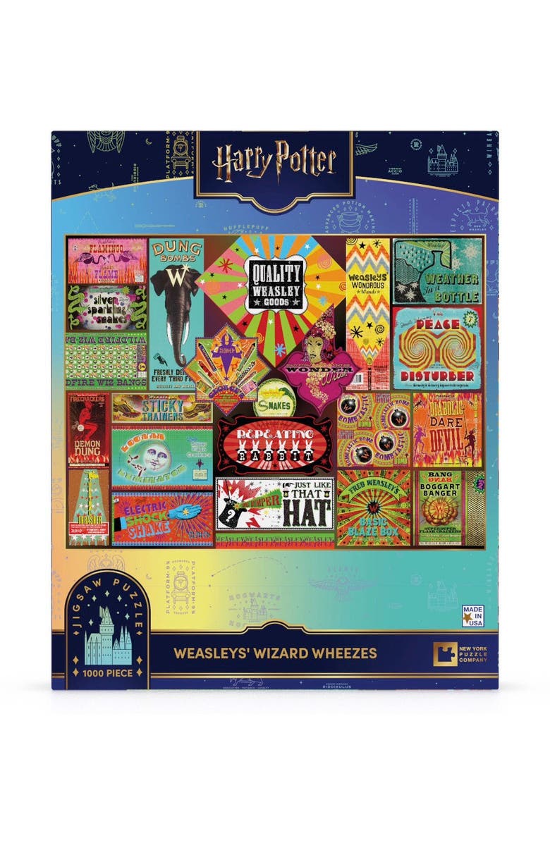 NEW YORK PUZZLE COMPANY Weasleys' Wizard Wheezes 1000 Piece Puzzle, Main, color, NO COLOR