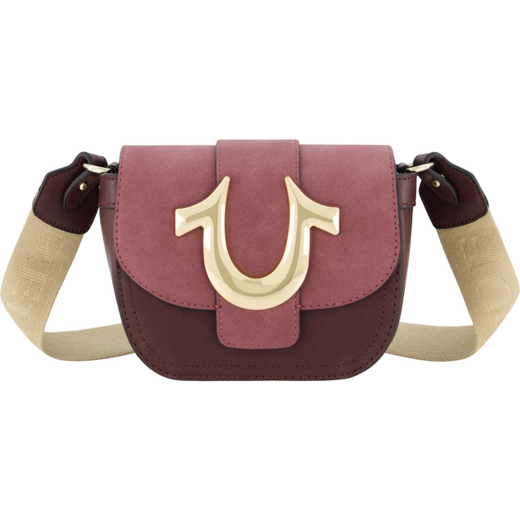 True Religion Mini Flap Suede Crossbody