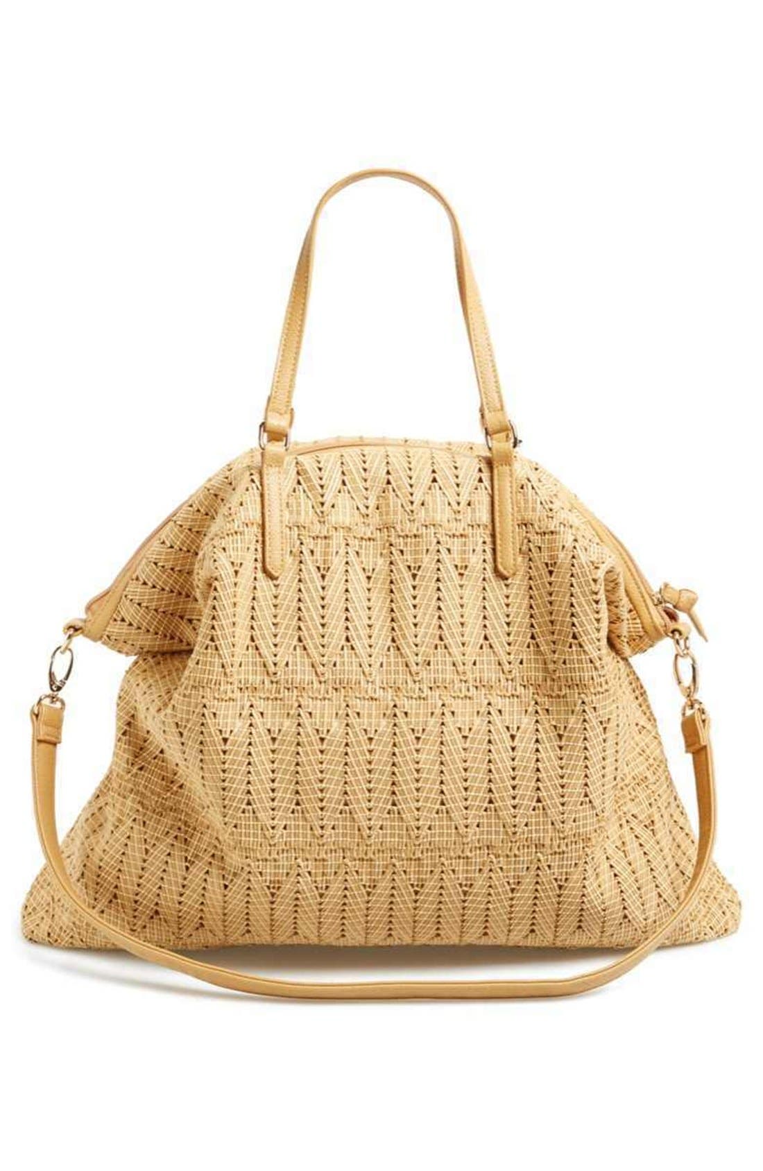 POVERTY FLATS by rian Woven Tote, Alternate, color, 