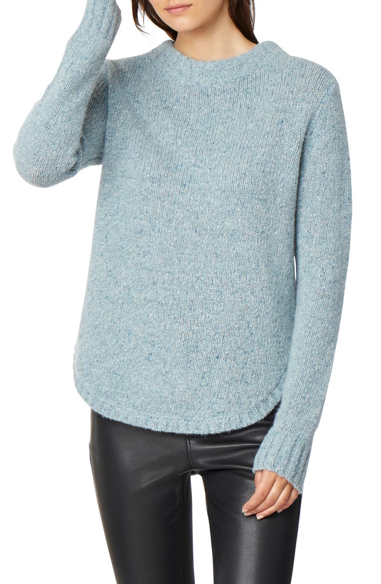 Habitual Austyn Curved Hem Cashmere Sweater, Main, color, 