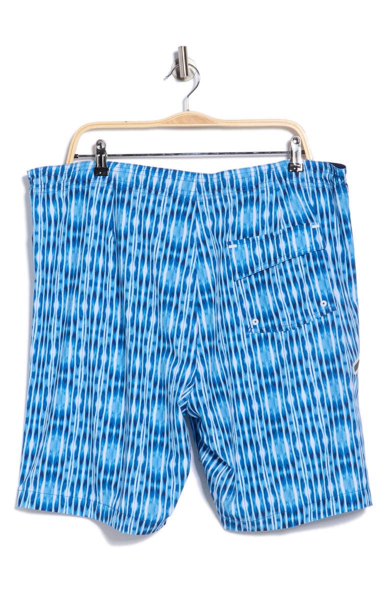 Tommy Bahama Molokai Shibori Breeze 8-Inch Swim Trunks, Alternate, color, Victoria Blue