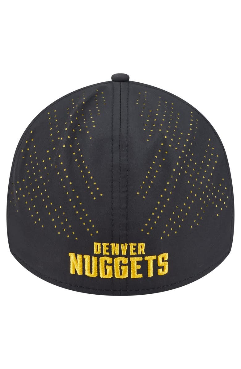 New Era Men's New Era Black Denver Nuggets Night 39THIRTY Flex Hat, Alternate, color, Black