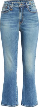 R13 High Waist Kick Fit Crop Jeans | Nordstrom