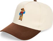 David & Young Cowboy Bear Embroidered Two-Tone Baseball Cap