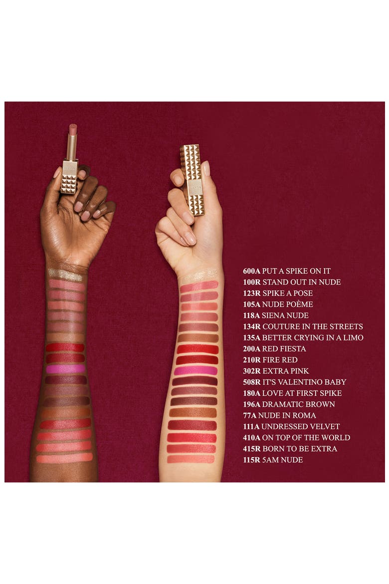 Spike Valentino Buttery Matte Refillable Lip Color, Alternate, color, 600A PUT A SPIKE ON IT