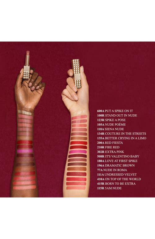 Valentino Spike Buttery Matte Refillable Lip Color