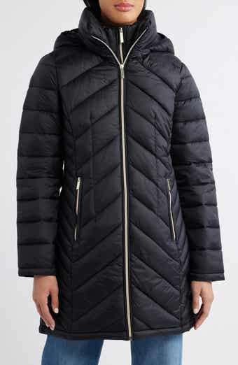 Michael Kors Belted Packable Long Puffer Jacket Nordstrom
