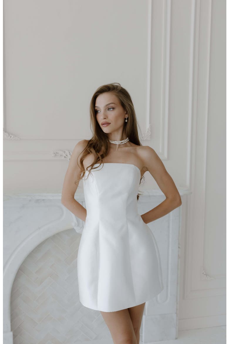 Bianca Mini Dress, Main, color, Ivory