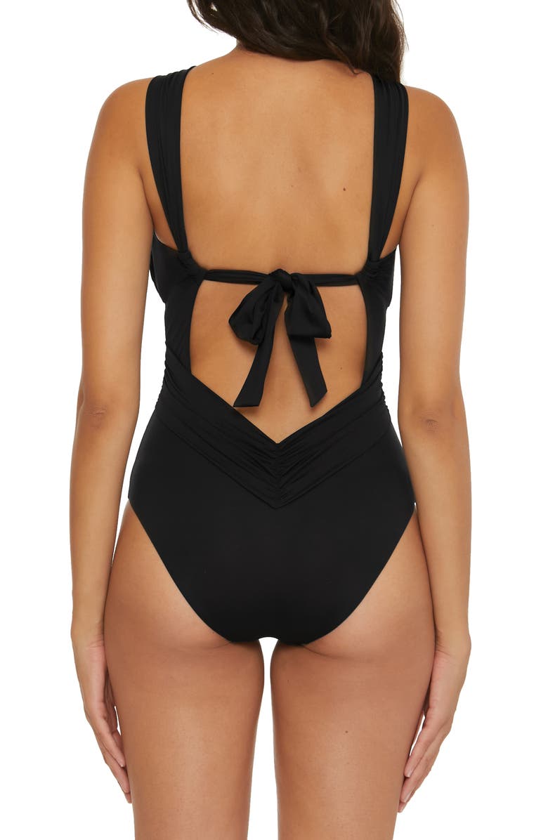 Becca Color Code Twist One-Piece Swimsuit, Alternate, color,