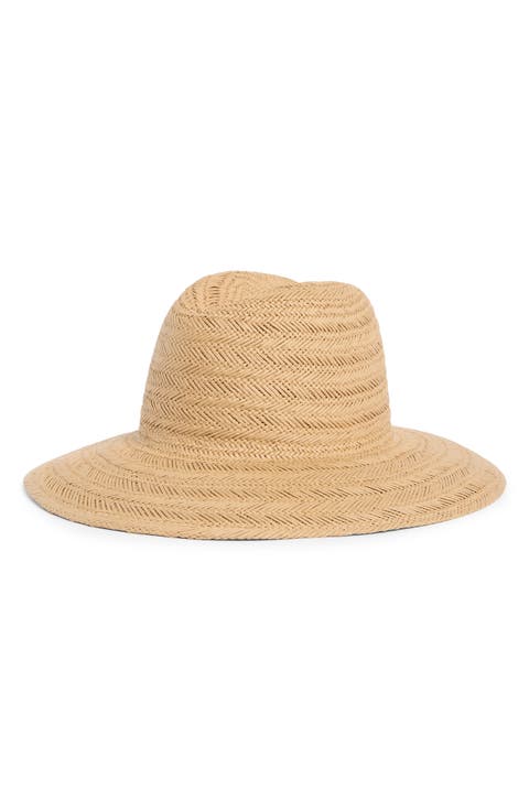 Herringbone Weave Panama Hat