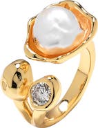 EYE CANDY LOS ANGELES Rhea Bypass Ring