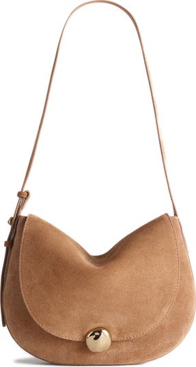 The Dakota Suede Saddle Bag