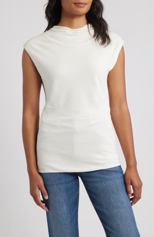 Hugo Boss Boss Elamma Cap Sleeve Top In White