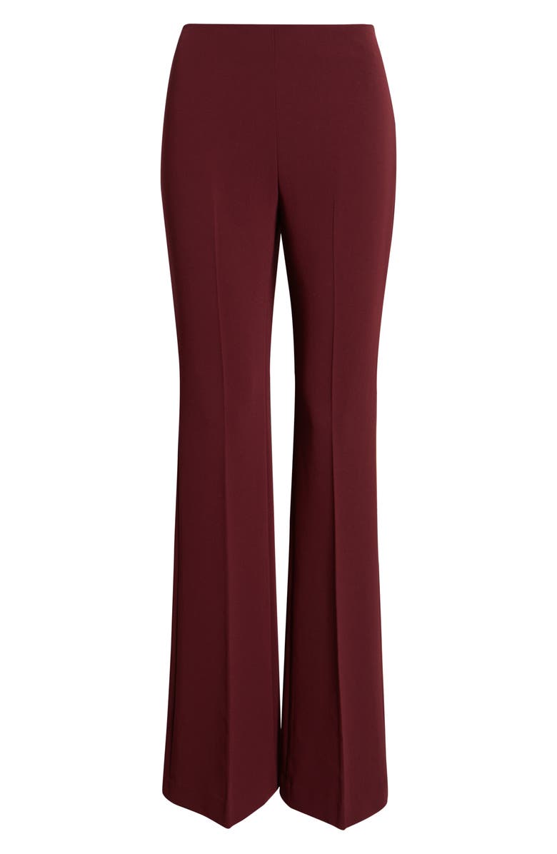 Theory 'Demitria - Admiral Crepe' Flare Leg Pants, Alternate, color, Grenache