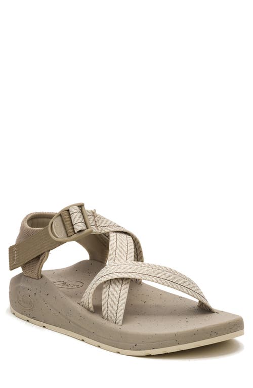 Chaco Cushz Sandal In Frond Dark Vanilla