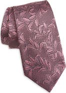 ZEGNA TIES Leaf Silk Jacquard Tie
