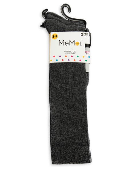 Write On Camp Kids Knee High Socks 3-Pack (Little Kid & Big Kid)