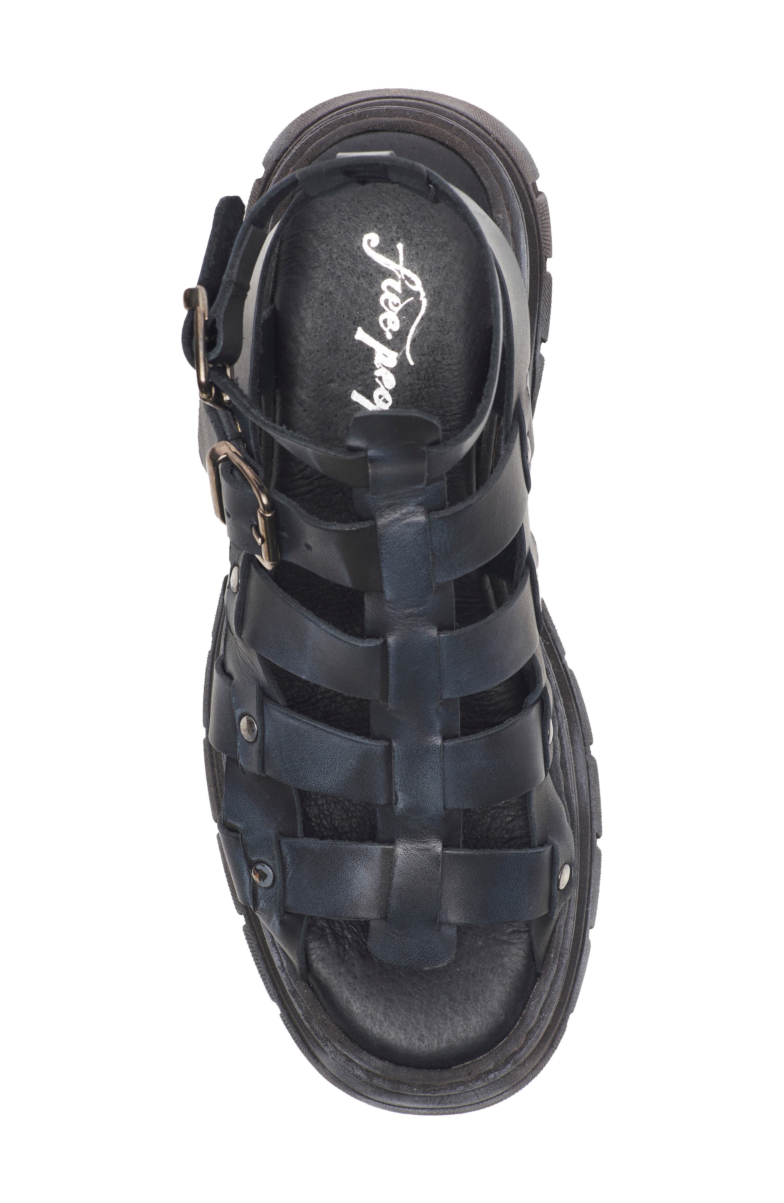 Free People Gia Fisherman Gladiator Sandal, Alternate, color, 