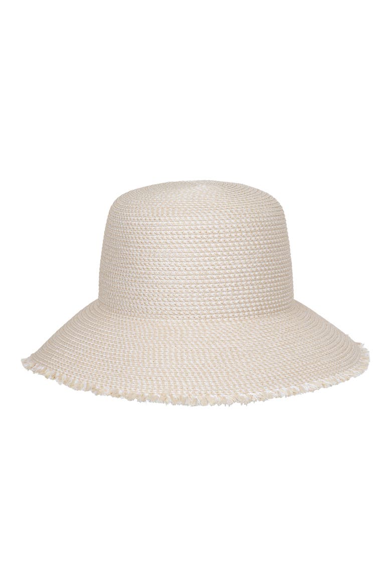 Squishee® Straw Bucket Hat, Main, color, CREAM