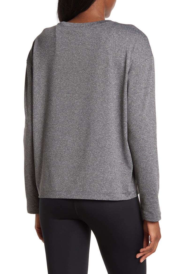 Downtown Lite Long Sleeve Pullover, Alternate, color, BLACK