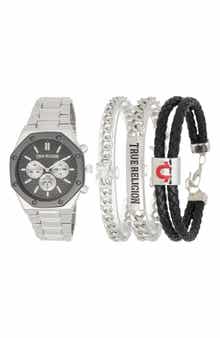 4-Piece Watch and Bracelets Set