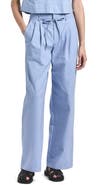 Derek Lam 10 Crosby Felicity Pleated Tie Waist Wide Leg Pants