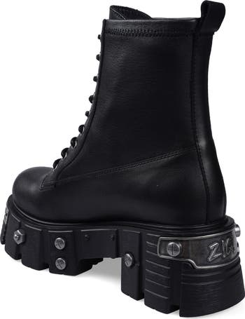 Sharifa Platform Combat Boot