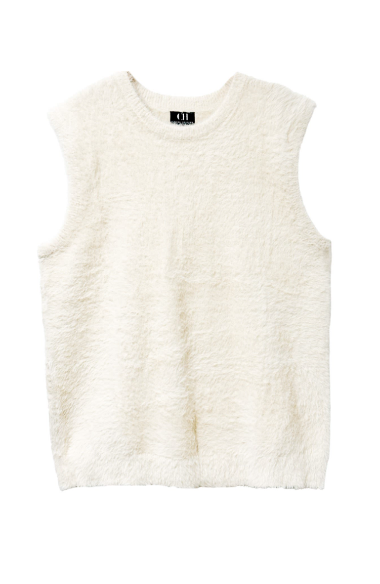 Chuks Collins Oke Sleeveless Top, Main, color, Cream