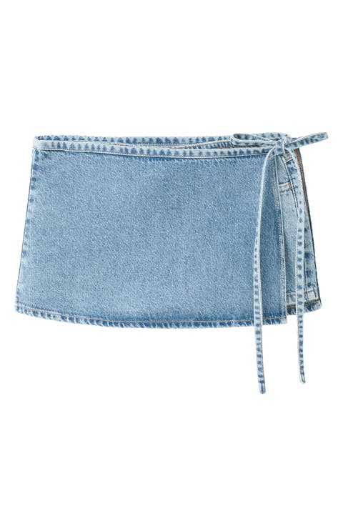 Convertible Denim Skort