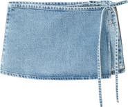 MANGO TEEN Convertible Denim Skort