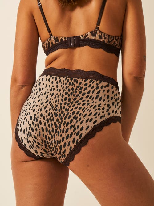 Stripe & Stare High Rise Knicker Four Pack In Multi