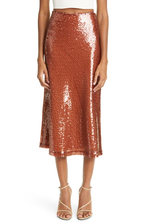 Reese Sequin Midi Skirt
