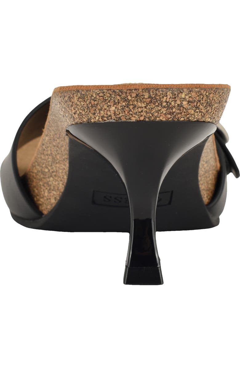 GUESS Dexta Buckle Strap Sandal, Alternate, color, Black