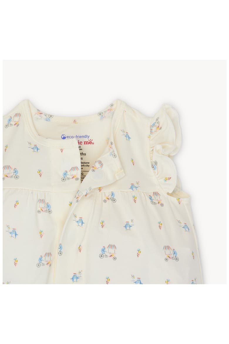 Penguin Pints Magnetic Bubble Romper, Alternate, color, WHITE