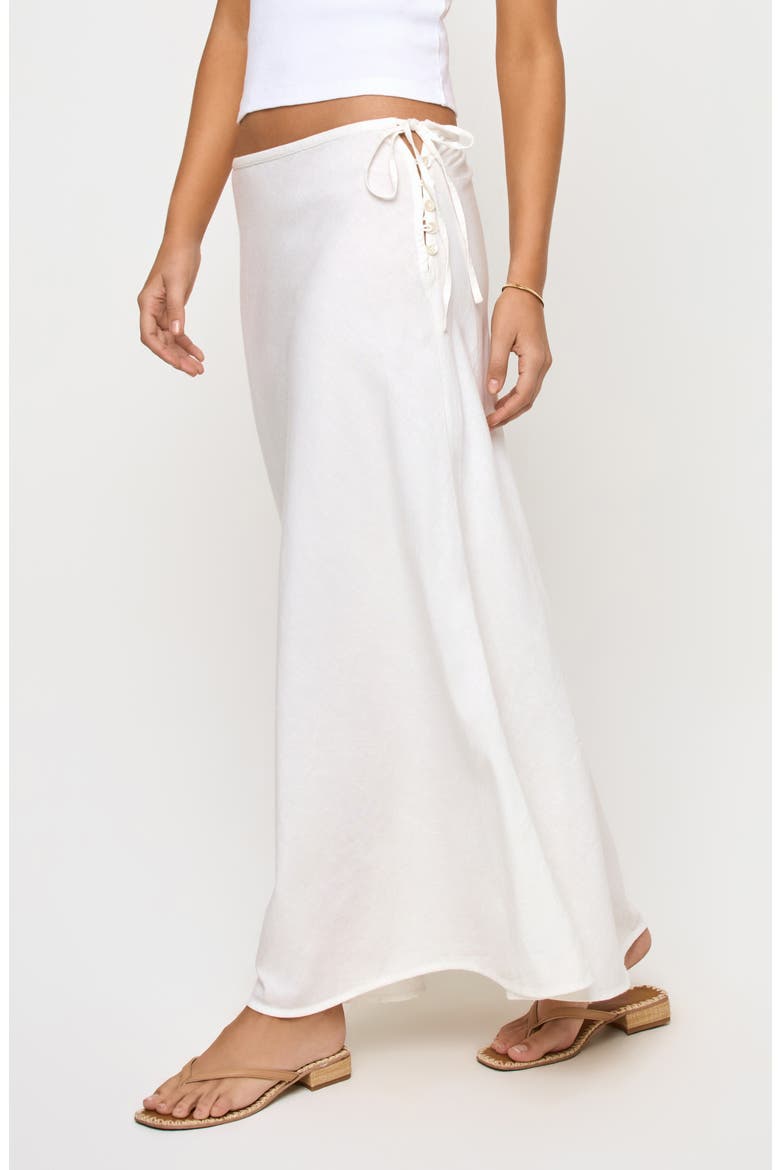 Stop & Stare Cover-Up Maxi Skirt, Alternate, color, CREAM