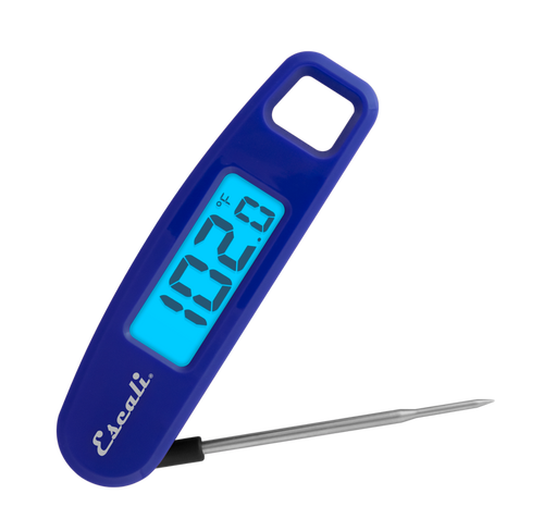 Escali Compact Folding Digital Thermometer In Blue