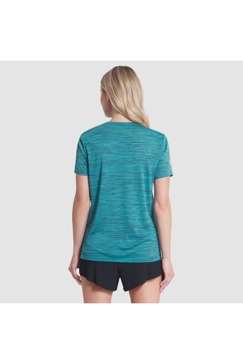 Women's Nike Turbo Green Miami Dolphins 2025 Rivalries Collection Sideline Velocity Dri-FIT T-Shirt, Alternate, color, Aqua