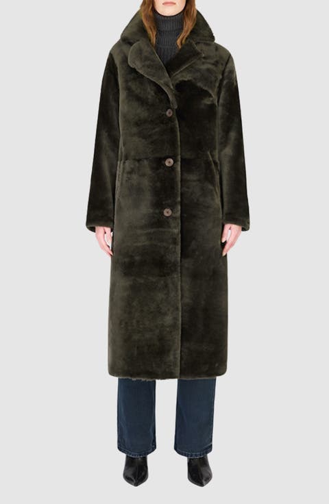 Shift Genuine Shearling Coat