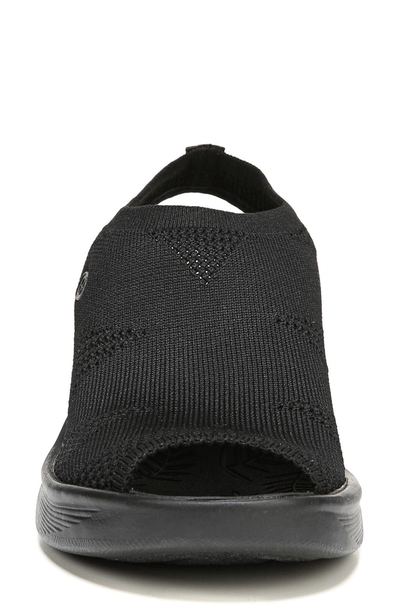 BZees Secret Peep Toe Knit Sneaker, Alternate, color, 