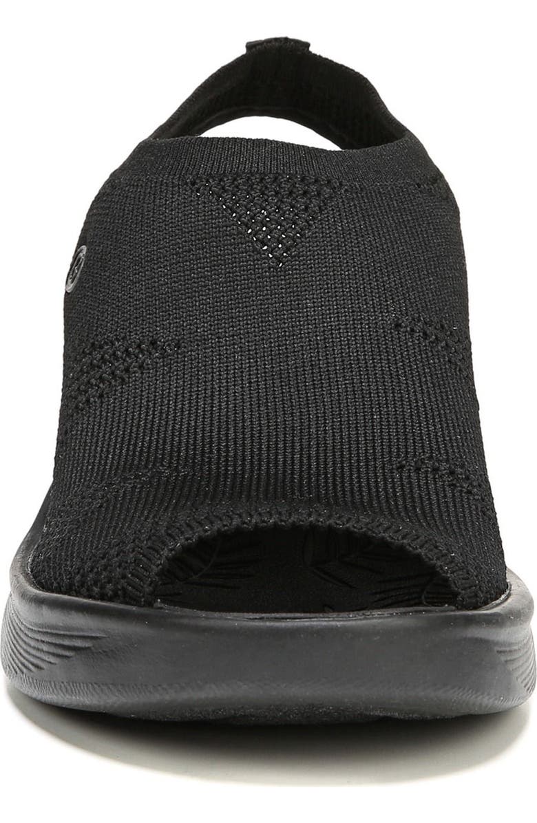 BZees Secret Peep Toe Knit Sneaker, Alternate, color,