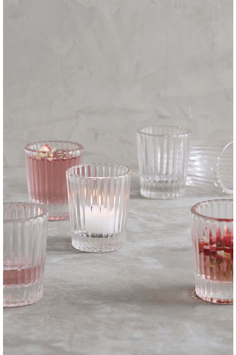 Pressed Clear Shot Glasses - Set of 6, Main, color, Clear