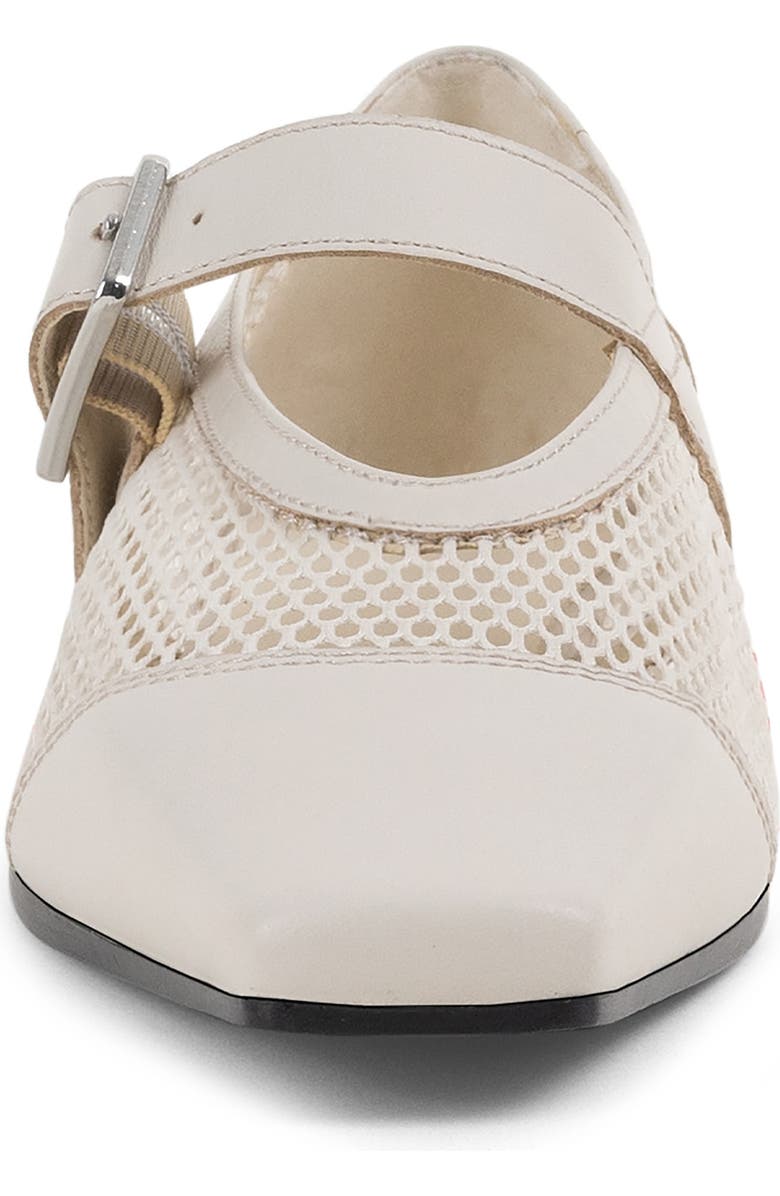 Vagabond Shoemakers Wioletta Mesh Mary Jane Flat, Alternate, color, Off White