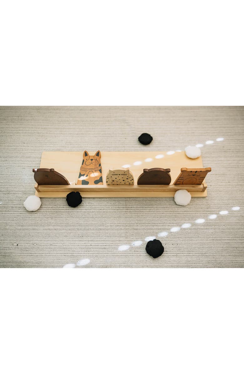 Wonder & Wise by Asweets Zoo Crew Beanbag Toss Playset, Alternate, color, Brown Multi