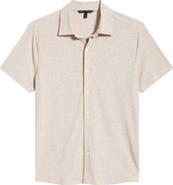 Robert Barakett Anton Knit Button-Up Polo