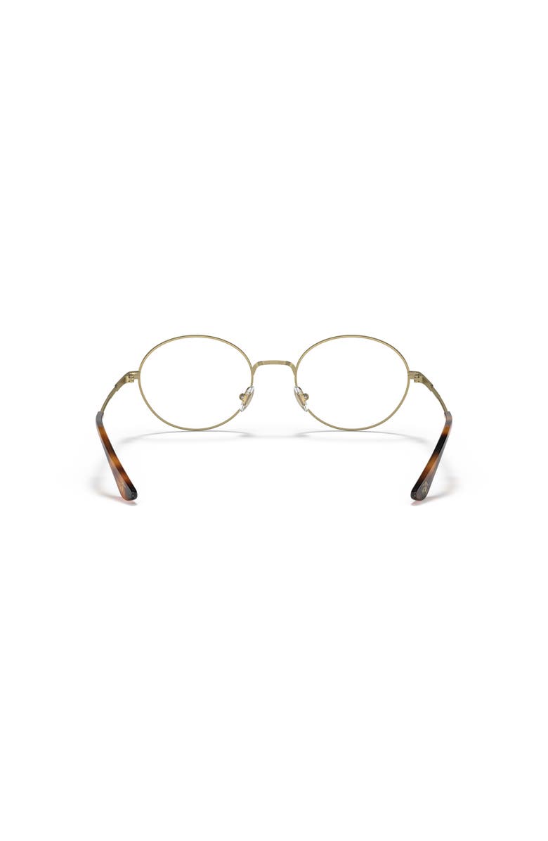 Brooks Brothers 52mm Oval optical glasses, Alternate, color, Gold