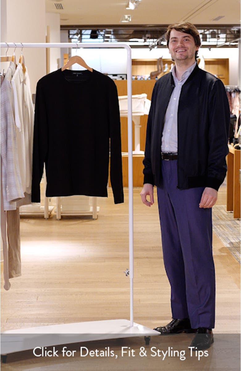 Pablo Long Sleeve Cotton Blend T-Shirt, sales video thumbnail